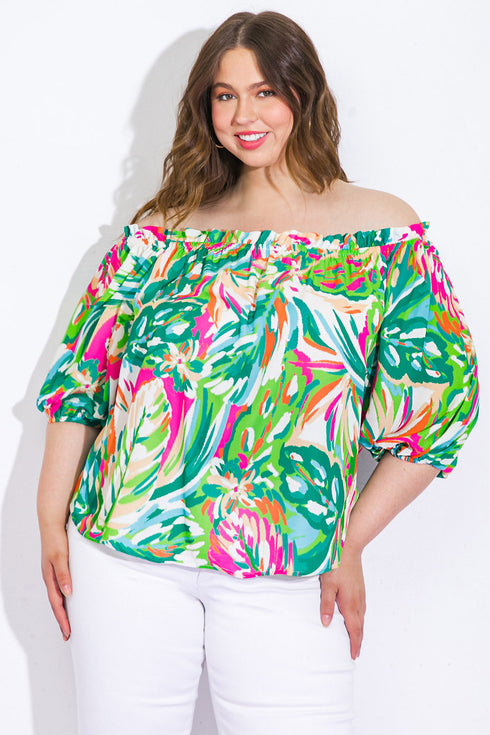 bring-good-energy-woven-top Flying Tomato-Sophia's Style-6